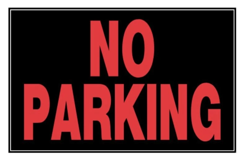 Hillman No Parking Sign (8" X 12") Hillman No Parking Sign (8" X 12") -Lawn & Garden shop 839902 1