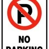 Hillman No Parking Sign (18" X 12") -Lawn & Garden shop 840014 1