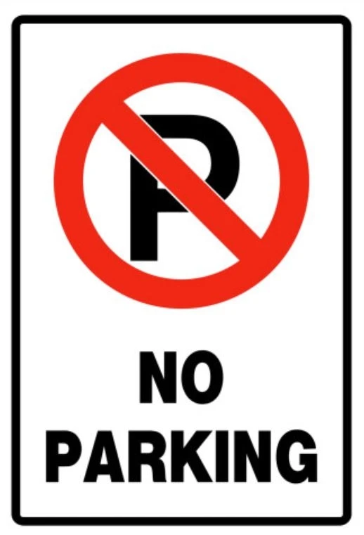 Hillman No Parking Sign (18" X 12") Hillman No Parking Sign (18" X 12") -Lawn & Garden shop 840014 1