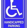Hillman Plastic Handicapped Parking Sign (12" X 18") 1 Hillman Plastic Handicapped Parking Sign (12" X 18") -Lawn & Garden shop 840022 1