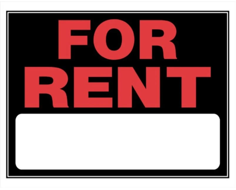 Hillman For Rent Sign Black & Red (15" X 19") Hillman For Rent Sign Black & Red (15" X 19") -Lawn & Garden shop 840026 1