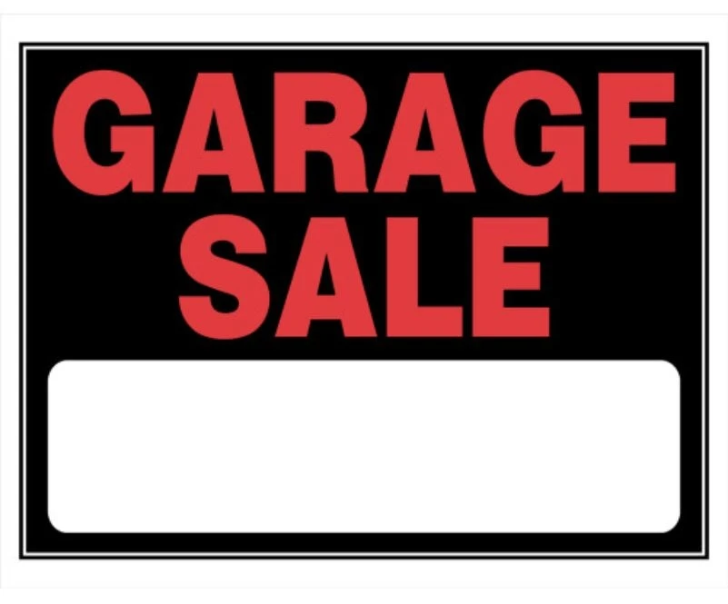 Hillman Garage Sale Sign (15" X 19") Hillman Garage Sale Sign (15" X 19") -Lawn & Garden shop 840032 1