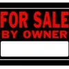 Hillman For Sale By Owner Sign (10" X 14") -Lawn & Garden shop 840133