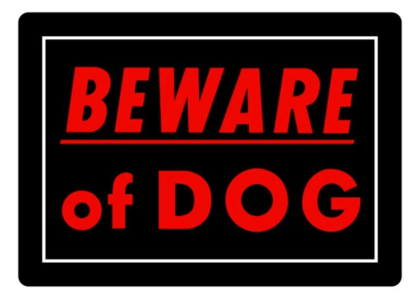 Hillman Beware Of Dog Sign (10" X 14") Hillman Beware Of Dog Sign (10" X 14") -Lawn & Garden shop 840143 1