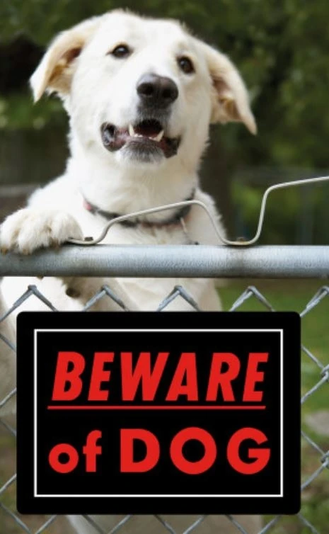 Hillman Beware Of Dog Sign (10" X 14") Hillman Beware Of Dog Sign (10" X 14") -Lawn & Garden shop 840143 1 1
