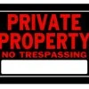 Hillman Private Property No Trespassing Sign (10" X 14") 2 Hillman Private Property No Trespassing Sign (10" X 14") -Lawn & Garden shop 840147 1