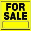 Hillman For Sale Sign Yellow & Black (11" X 11") -Lawn & Garden shop 840168 1