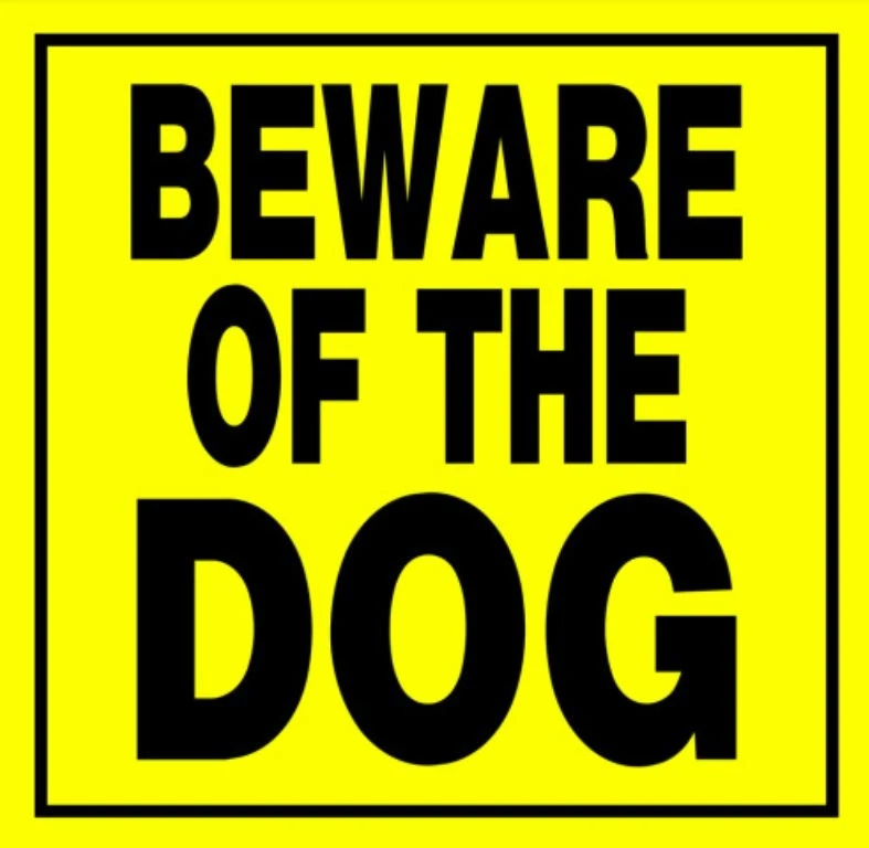 Hillman Beware Of Dog Sign (11" X 11") Hillman Beware Of Dog Sign (11" X 11") -Lawn & Garden shop 840171 1
