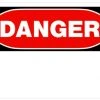 Hillman Blank Danger Sign (10" X 14") -Lawn & Garden shop 842052 1