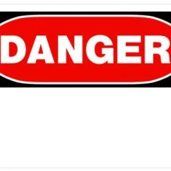 Hillman Blank Danger Sign (10" X 14")