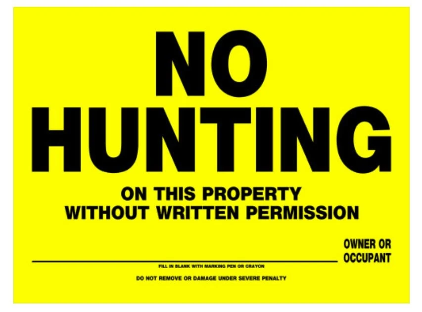 Hillman No Hunting Sign (12" X 16") Hillman No Hunting Sign (12" X 16") -Lawn & Garden shop 842098 1