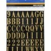 Hillman 1" Adhesive Letter & Number Pack, Black/Gold -Lawn & Garden shop 842266