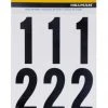 Hillman 3" Adhesive House Number Pack, Black/White -Lawn & Garden shop 842274 1