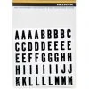 Hillman 1" Adhesive Letter & Number Pack, Black/White