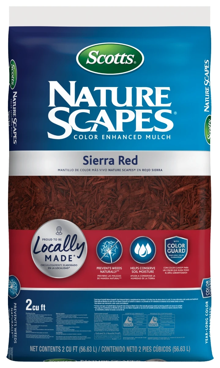 Scotts Nature Scapes Color Enhanced Red Mulch Scotts Nature Scapes Color Enhanced Red Mulch -Lawn & Garden shop 88402440 red