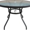 Backyard Expressions 48" Brown Round Glass Table 2 Backyard Expressions 48" Brown Round Glass Table -Lawn & Garden shop 906130 table 2