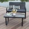 Backyard Expressions 4 pc. Gray Seating Set -Lawn & Garden shop 911257 2