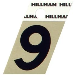 Hillman 1.5" Adhesive Angle-Cut House Number, Black/Gold 11 Hillman 1.5" Adhesive Angle-Cut House Number, Black/Gold -Lawn & Garden shop 9 1 1