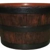 Misco Resin Whiskey Barrel 22.5" Planter -Lawn & Garden shop bar18521p 96 resin whiskey barrel 1 1