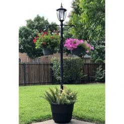 SunRay Cresmont Solar Lamp Post and Planter With Hanger -Lawn & Garden shop c245ff85 1ab9 4db1 bf09 eae5994f857a.7dbec65eb4bd09f916236b50bff828a1 1