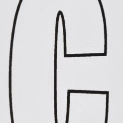 Hillman 3" Adhesive Letter, White -Lawn & Garden shop c 1