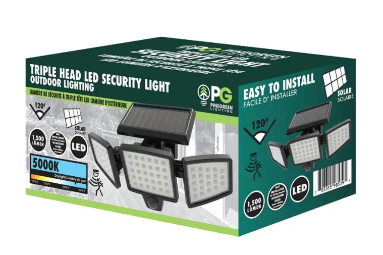 Pinegreen 120-Degree Solar Motion Activated Area Light - Black Pinegreen 120-Degree Solar Motion Activated Area Light - Black -Lawn & Garden shop cl sml3 5 1