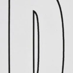 Hillman 3" Adhesive Letter, White -Lawn & Garden shop d 1