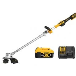 DeWALT 20V MAX* 14 in. Folding String Trimmer KIT -Lawn & Garden shop dcst922p1 1 1