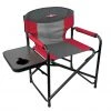 L&M Fleet Supply Directors Chair With Side Table - Red -Lawn & Garden shop drch 002m redlm