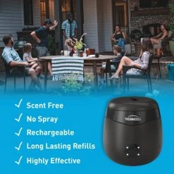 Thermacell Rechargeable Insect Repellent Device, Charcoal -Lawn & Garden shop e55x insect repellent 3