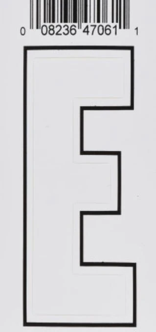 Hillman 3" Adhesive Letter, White Hillman 3" Adhesive Letter, White -Lawn & Garden shop e 1 1