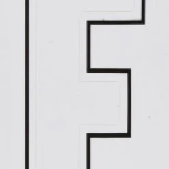 Hillman 3" Adhesive Letter, White -Lawn & Garden shop e 1