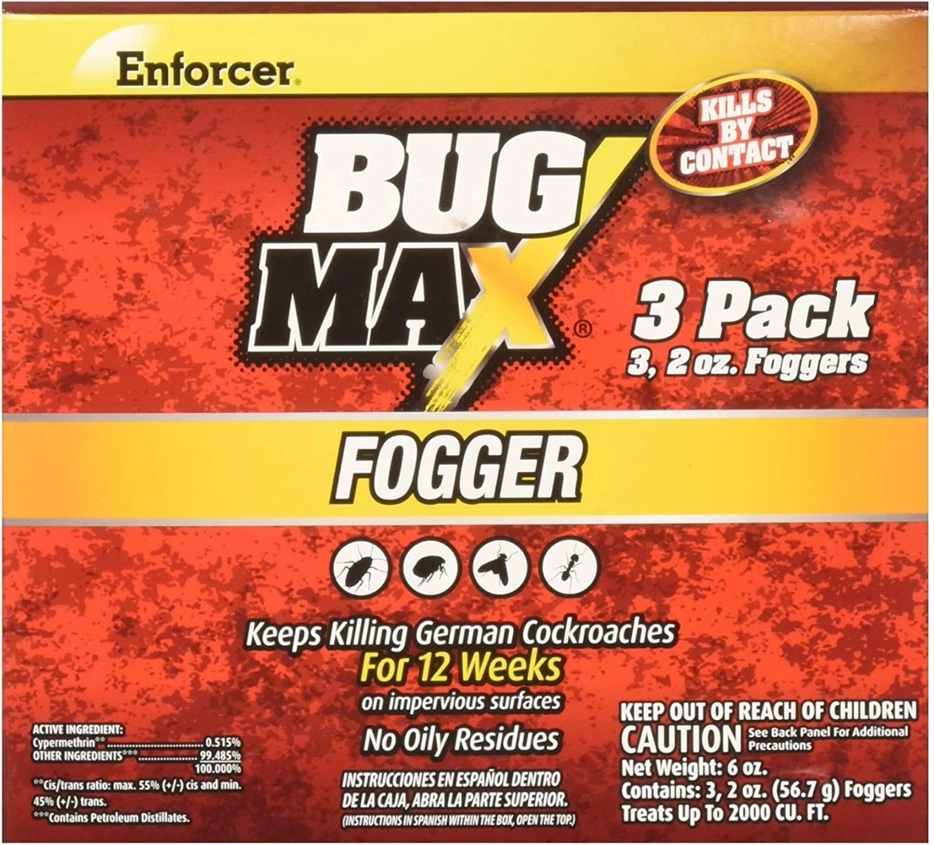 Enforcer® BugMax Fogger - 2 oz. Can, 3 Pack Enforcer® BugMax Fogger - 2 oz. Can, 3 Pack -Lawn & Garden shop ebmfog2 1