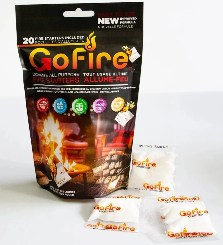 GoFire Fire Starters 20pc Bag GoFire Fire Starters 20pc Bag -Lawn & Garden shop gofire 125601