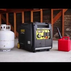 Champion 4500-Watt Dual Fuel Inverter Generator -Lawn & Garden shop hqdefault 58 25