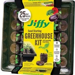 Jiffy All-In-One 25 Cell Peat Pellet Greenhouse