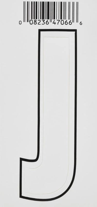 Hillman 3" Adhesive Letter, White Hillman 3" Adhesive Letter, White -Lawn & Garden shop j 1 1