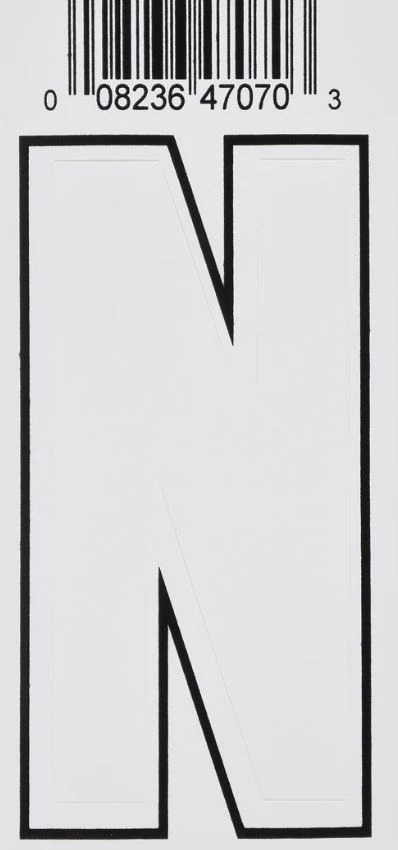 Hillman 3" Adhesive Letter, White Hillman 3" Adhesive Letter, White -Lawn & Garden shop n 1 1