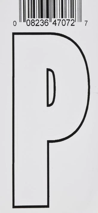 Hillman 3" Adhesive Letter, White Hillman 3" Adhesive Letter, White -Lawn & Garden shop p 1 1