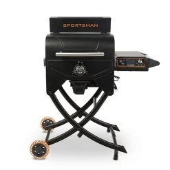 Pit Boss Portable Sportsman Pellet Grill PB260SP -Lawn & Garden shop ps260psp2 front hopperopen600 1
