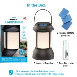 Thermacell Bristol Lantern & Repeller -Lawn & Garden shop psll2 bristol lantern front lightup 2 1 1