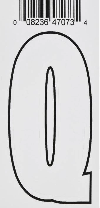 Hillman 3" Adhesive Letter, White Hillman 3" Adhesive Letter, White -Lawn & Garden shop q 1 1