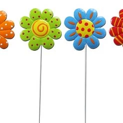Alpine Polka Dot Daisy Pot Stickers - Assorted