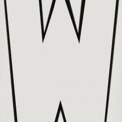 Hillman 3" Adhesive Letter, White -Lawn & Garden shop w 1 1