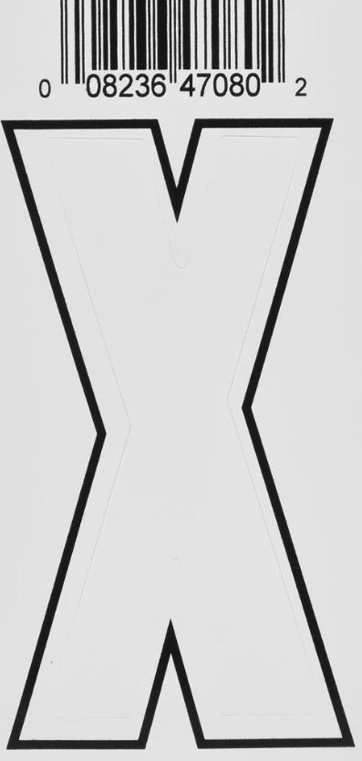 Hillman 3" Adhesive Letter, White Hillman 3" Adhesive Letter, White -Lawn & Garden shop x 1 1