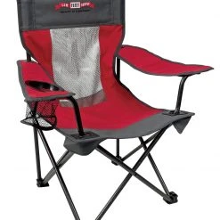 L&M Fleet Supply Youth Quad Chair - Red/Gray