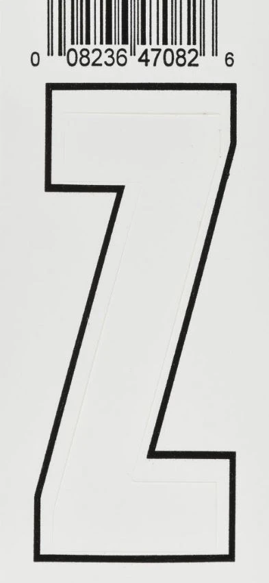 Hillman 3" Adhesive Letter, White Hillman 3" Adhesive Letter, White -Lawn & Garden shop z 1 1