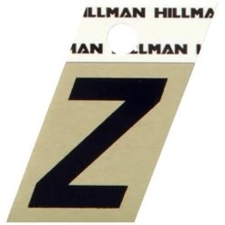 Hillman 1.5" Adhesive Angle-Cut Letter, Black/Gold -Lawn & Garden shop z 1 1 1